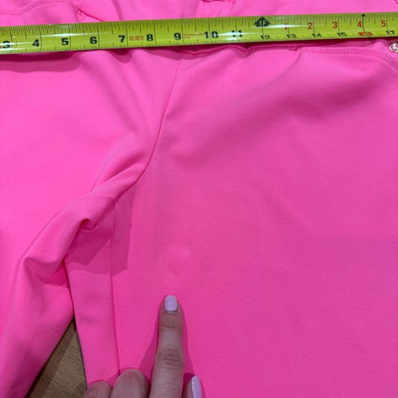 Lilly Pulitzer Luxletic Bright Pink Pull On Stretch Pants 14 - Picture 6 of 11